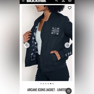 Blackmilk clothing arcane icons jacket